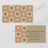 幸せなハート 名刺 (正面/裏面)