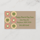 幸せなハート 名刺 (裏面)