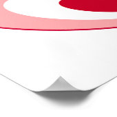 幸せなハート – 箴言15:13 NIV ポスター (角)