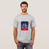 幸せなバイク Tシャツ (正面フル)