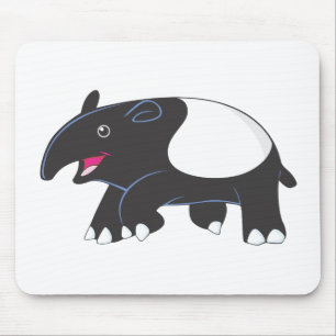 幸せなバク マウスパッド