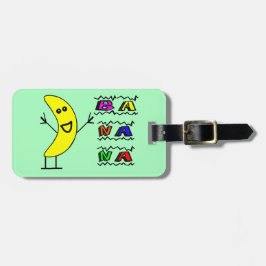 幸せなバナナ ラゲッジタグ