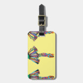 幸せなバレリーナ ラゲッジタグ (正面縦)