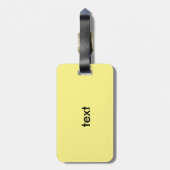 幸せなバレリーナ ラゲッジタグ (裏面縦)