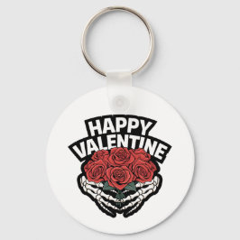 幸せなバレンタインでも骨は愛を必要 キーホルダー