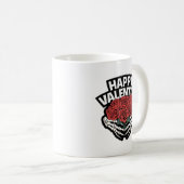 幸せなバレンタインでも骨は愛を必要 コーヒーマグカップ (正面右)
