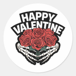 幸せなバレンタインでも骨は愛を必要 ラウンドシール