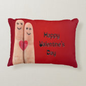 幸せなバレンタインの指 アクセントクッション (裏面)