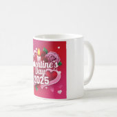 幸せなバレンタインの日2025 コーヒーマグカップ (正面右)