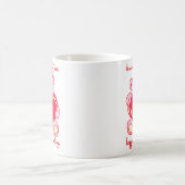 幸せなバレンタインの贈り物を恐れずに夢見る コーヒーマグカップ (中央)