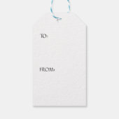 幸せなバレンタインデーかわいいカエルを恋に ギフトタグ (裏面)