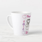 幸せなバレンタインデー カフェラテマグ (左アングル)