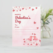 幸せなバレンタインデー シーズンカード (スタンド正面)
