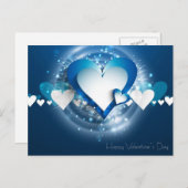 幸せなバレンタインデー シーズンポストカード (正面/裏面)