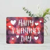 幸せなバレンタインデー《写真》ぼけ味 招待状 (スタンド正面)