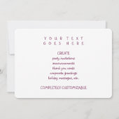 幸せなバレンタインデー《写真》ぼけ味 招待状 (裏面)