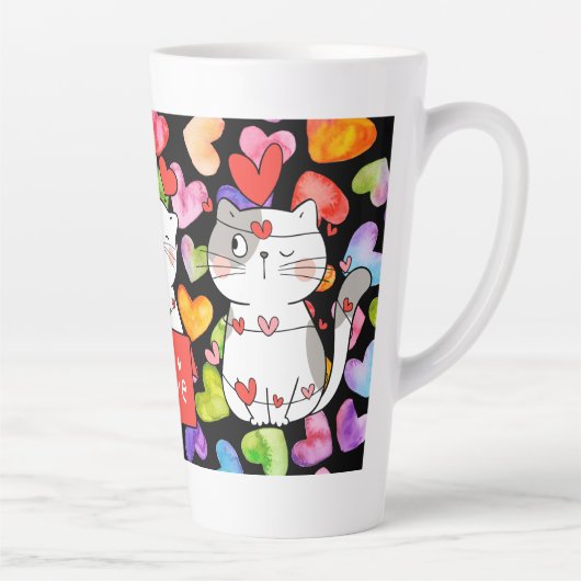 幸せなバレンタイン カフェラテマグ (右)