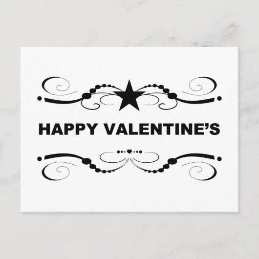 幸せなバレンタイン シーズンポストカード (正面)