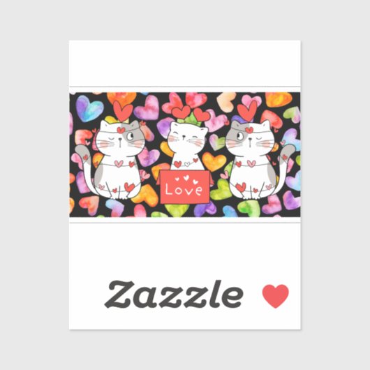 幸せなバレンタイン シール (シート)