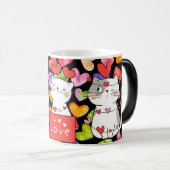 幸せなバレンタイン モーフィングマグカップ (正面右)