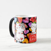 幸せなバレンタイン モーフィングマグカップ (正面左)