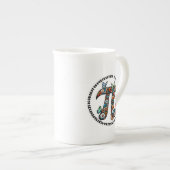 幸せなパイの日 ボーンチャイナマグカップ (正面右)