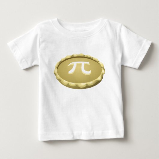 幸せなパイ・デイ・パイ ベビーTシャツ (正面)