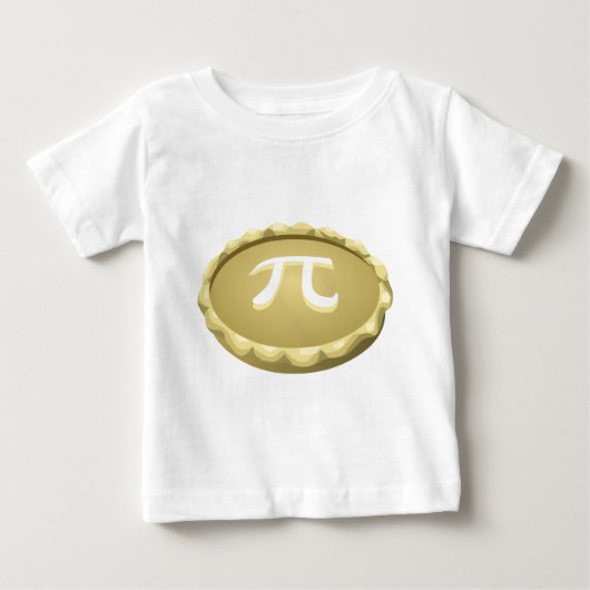 幸せなパイ・デイ・パイ ベビーTシャツ (正面)