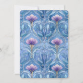 幸せなパステルロマンチックフォト セーブザデート (裏面)