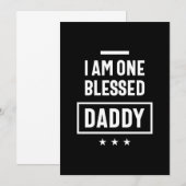 幸せなパパです ｜ 父の日のプレゼント 招待状 (正面/裏面)