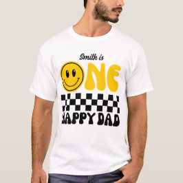 幸せなパパ ファミリーマッチングTシャツ Tシャツ