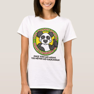 幸せなパンダのワイシャツ3 Tシャツ