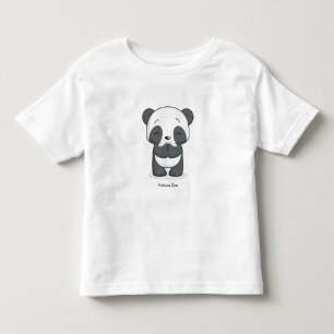 幸せなパンダの幼児のワイシャツ トドラーTシャツ