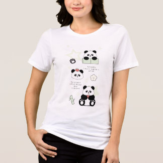 幸せなパンダライフ トライブレンドTシャツ