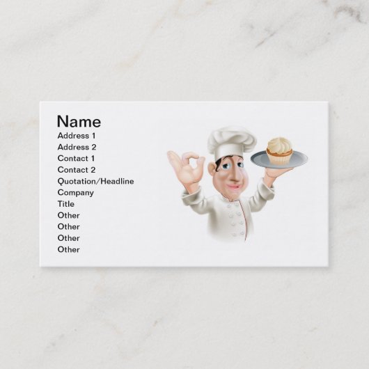 幸せなパン屋 名刺 (正面)