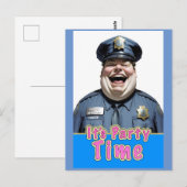 幸せなパーティー官 ポストカード (正面/裏面)