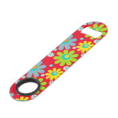 幸せなヒッピーの花 スピード栓抜き (正面アングル)