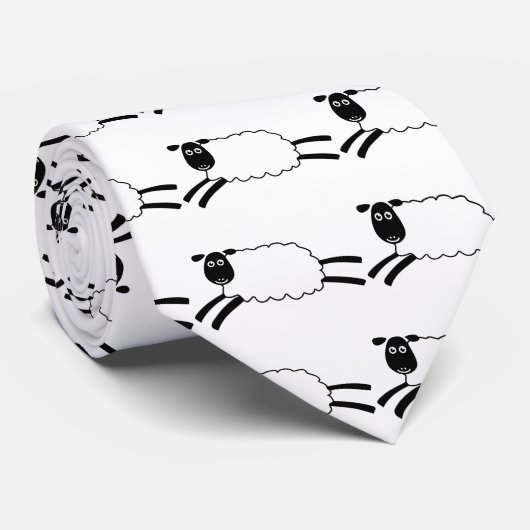 幸せなヒツジ ネクタイ (ロール)