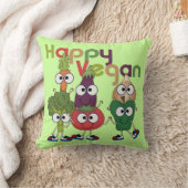 幸せなビーガン クッション (ブランケット)