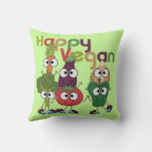 幸せなビーガン クッション (裏面)