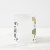 幸せなビーガン フロストグラスマグカップ (中央)