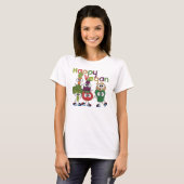 幸せなビーガン Tシャツ (正面フル)