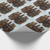 幸せなビール瓶の包装紙 ラッピングペーパー (角)