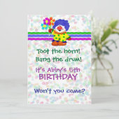 幸せなピエロの招待状 招待状 (スタンド正面)