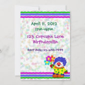 幸せなピエロの招待状 招待状 (裏面)