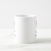幸せなピエロ顔、笑顔は私の気分を改善 コーヒーマグカップ (中央)