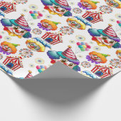 幸せなピエロ ラッピングペーパー (角)