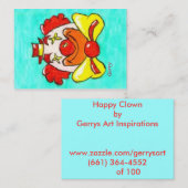 幸せなピエロ 名刺 (正面/裏面)