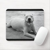 幸せなピットブルのmousepad マウスパッド (マウス)