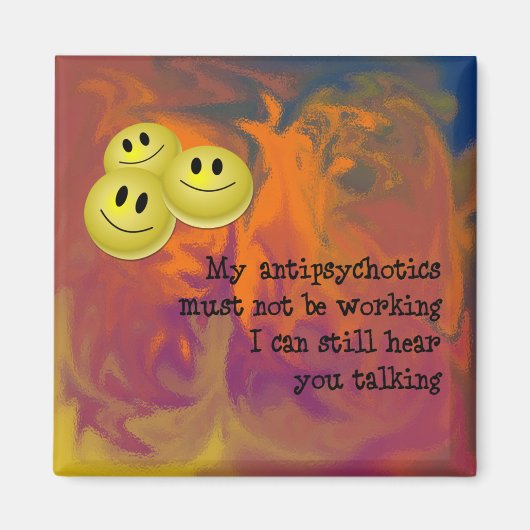 幸せなピルズマグネット マグネット (正面)